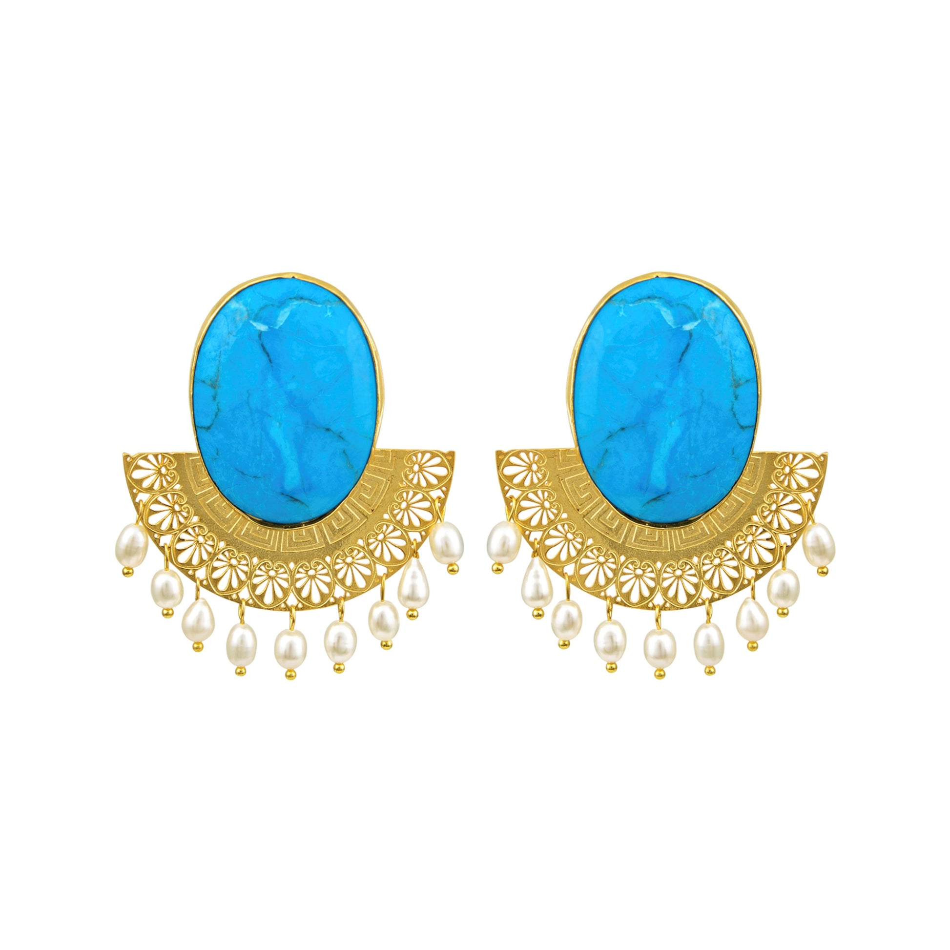 pendientes athena azules